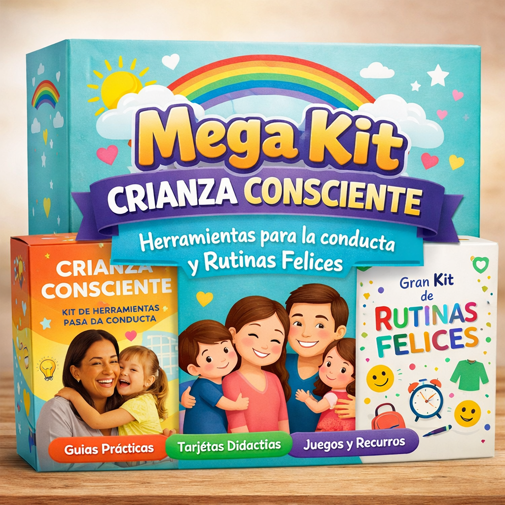 Mega Kit Crianza Consciente + Rutinas Felices + 10 Bonos