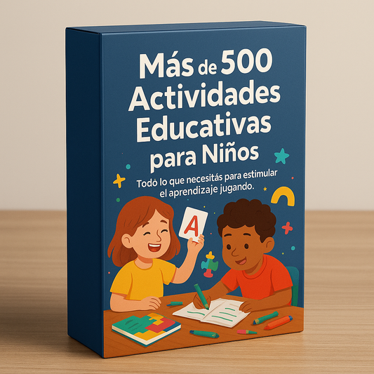 +500 Actividades para estimular distintas áreas del aprendizaje - Para niños de 2 a 10 años